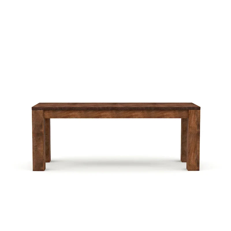 Anaisha Rustic Solid Mango Wood Dining Bench - Furniture of America - image 11