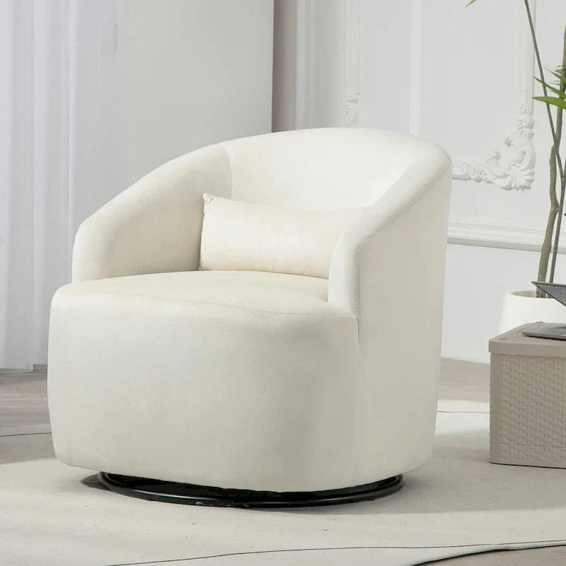 360-Degree Swivel Barrel Accent Chair - image 7