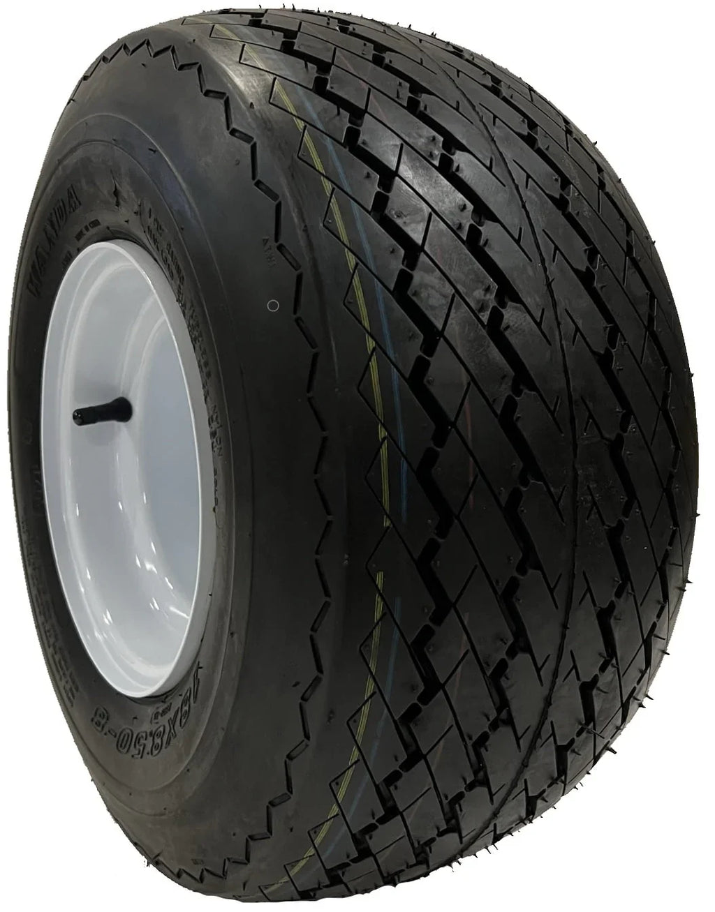 4 - Pk Golf Cart Tire Rim Mounted 18 - 850 - 8 18X8.50 - 8 18 x 8.5 x 8 White 4 Lug Hole - image 4