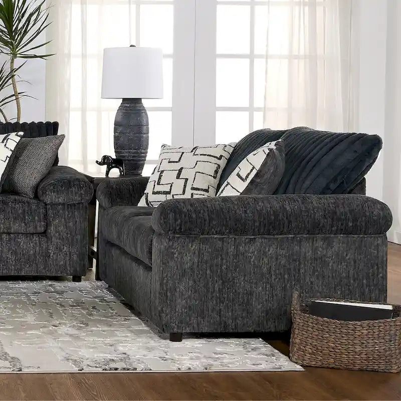Roundhill Furniture Nason Wide Wale Corduroy Sofa, Loveseat, and Cuddle Chair Collection - image 18