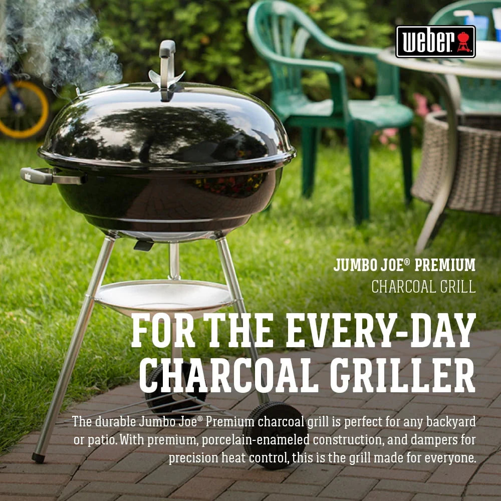 Weber Jumbo Joe Premium 22" Black Charcoal Grill - image 17