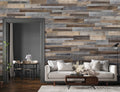 Style Selections 2" x 4' L Natural Real Reclaimed Barnwood Spruce Pine Fir Wall Plank - Each 51014 - image 1