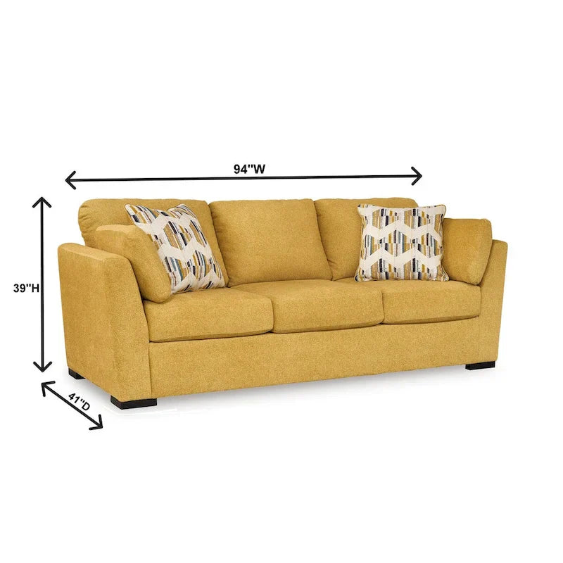 Roundhill Furniture Clareen 2-Piece Sofa and Loveseat Living Room Set - image 10