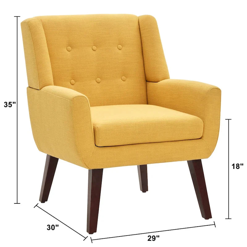 HUIMO Set of 2 Modern Tufted Accent Chair - image 15