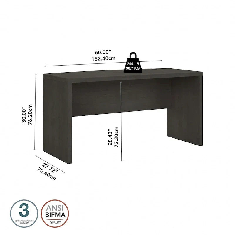 Bush Business Furniture Echo 60W Bow Front Desk - image 20