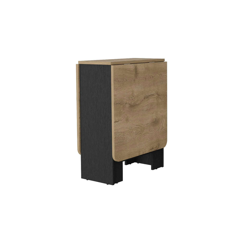 DUOSONG Kailua Folding Dining Table, Space-Saving, Foldable In 3 Forms Multicolor Engineered Wood Furniture Primary Living Space Cabinets - image 2