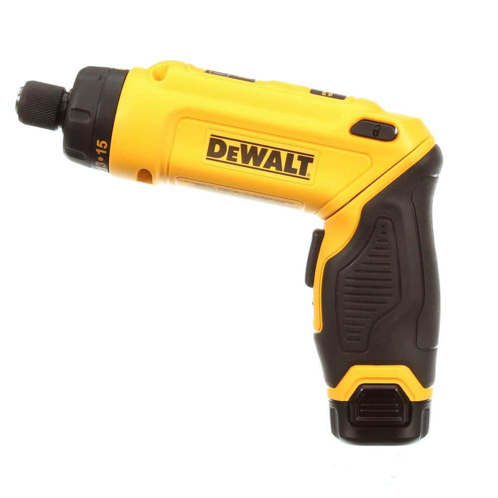 8V MAX Cordless Gyroscopic Screwdriver with Adjustable Handle. (2) 1.0Ah Batteries. Charger. and Bag DCF680N2 - image 5