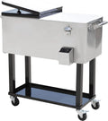 Portable Rolling 80 Quart Steel