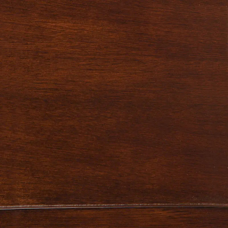 Modern Solid Wood Sofa Table with Subtle Curved Design in Dark Brown - image 4