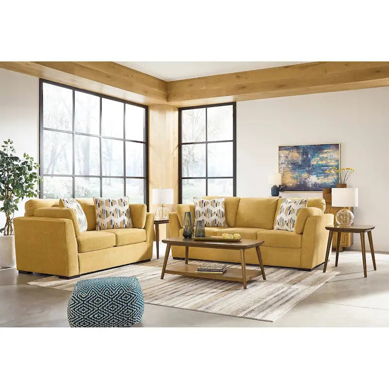 Roundhill Furniture Clareen 2-Piece Sofa and Loveseat Living Room Set - image 4
