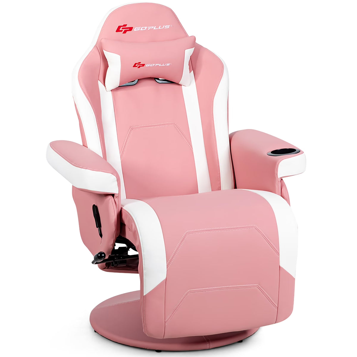 Massage Gaming Chair Racing Style Gaming Recliner Blue - image 7