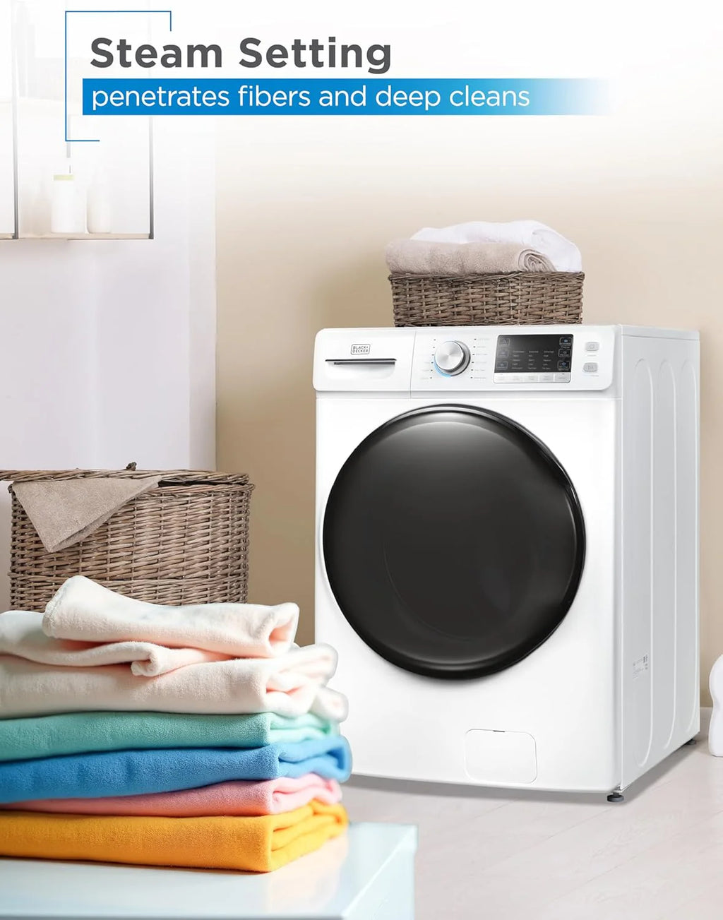 BLACK+DECKER 0.9 Cu. Ft. Portable Washing Machine - 5 Wash Cycles - image 17