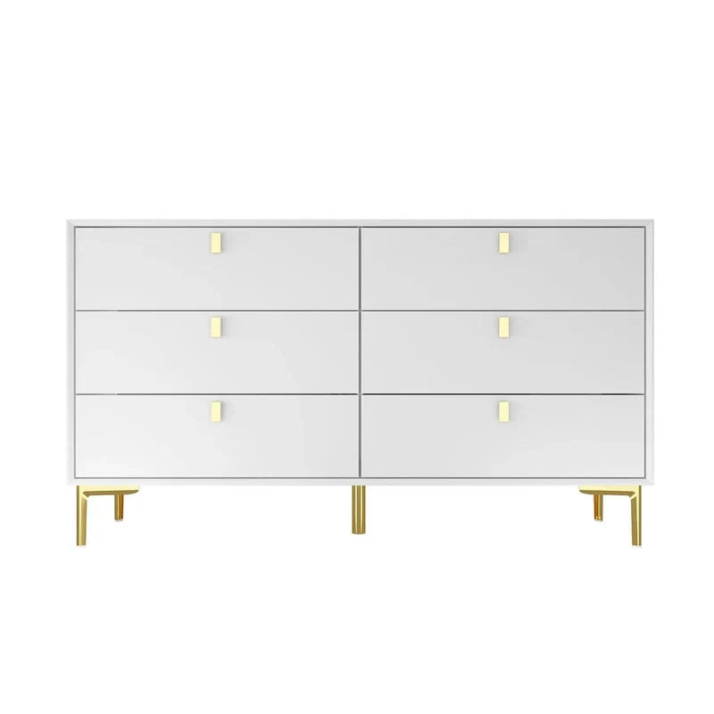 Mid-Century 6-Drawer Storage Dresser Chest Sideboard - image 34