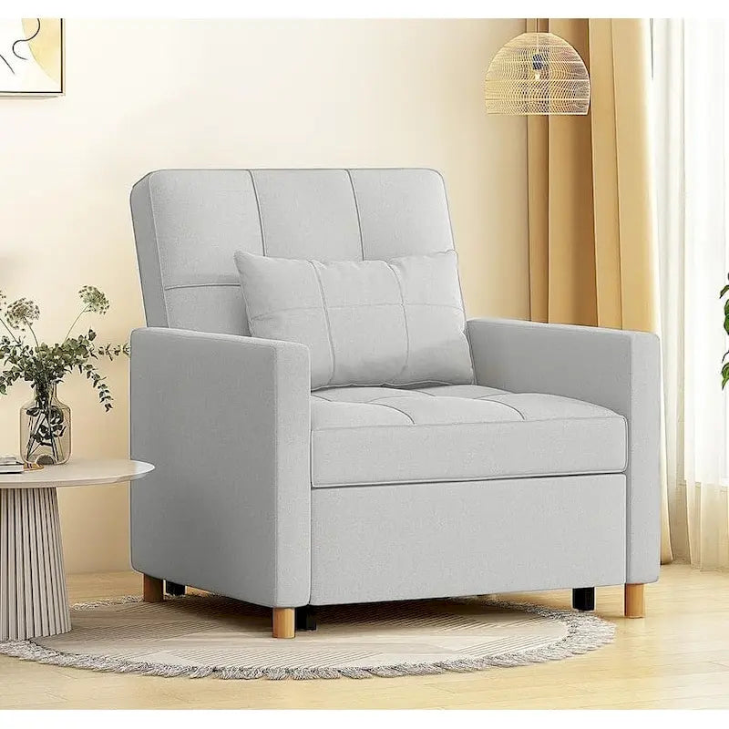 AECOJOY 3-in-1 Convertible Sleeper Sofa Chair with Pillow and Adjustable Backrest - image 14