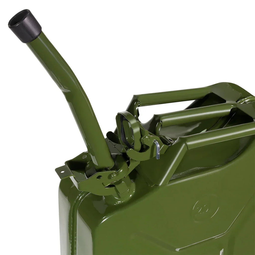 Gallon 20L Jerry Can Gas Diesel Fuel Steel Tank Green Holder mount