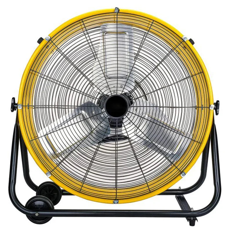 24 Inch Grade UL Listed High Velocity Movement Heavy Duty Drum 3 Speed Air Circulator Fan 7800 CFM Industrial, Commercial, Re