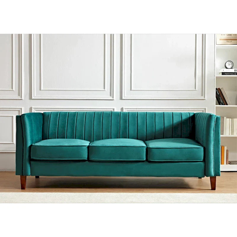 Square Design Sofa with Line Tufting - image 13