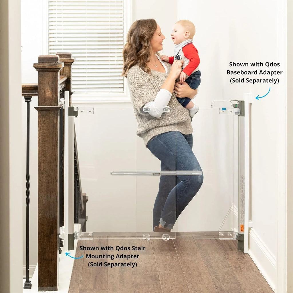 Crystal Designer Baby Safety Gate - Meets Tougher European Standards - Modern Design and Unparalleled Safety - Beauty & Safety Together at Last - Simple Installation / Hardware Mount - image 3