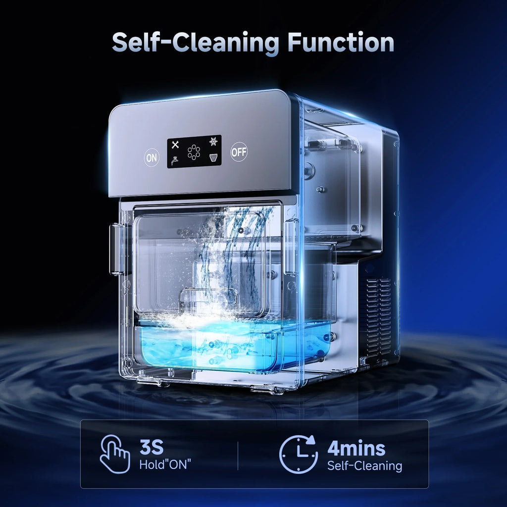 Simzlife Sphere Ice Maker, 10 Pcs/Hour, 150 Pcs/Day, Clear Ice Ball Maker with Enhanced Insulation, with LCD Touch - image 15