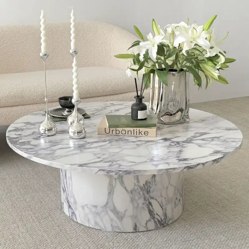 40-Inch Pedestal Coffee Table - image 22