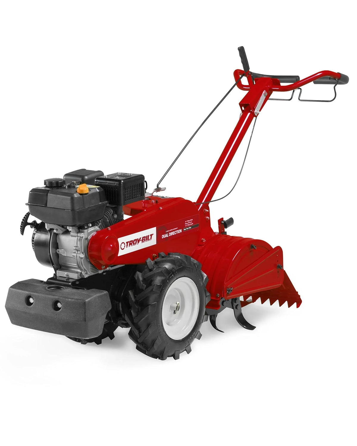 208 cc Gas OHV Engine Rear-Tine Tiller with Forward-Rotating and Counter-Rotating Tilling Options