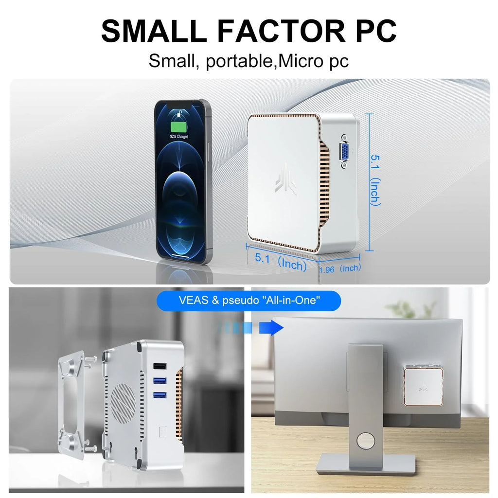 KAMRUI GK3Plus Mini PC, 16GB RAM, 512GB M.2 SSD Mini Computer - image 10