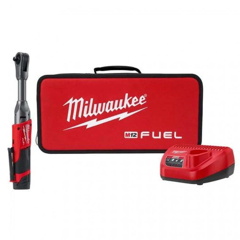 Milwaukee 2560-21 M12 FUEL 3/8'' Extended Reach Ratchet 1 Battery Kit - image 1