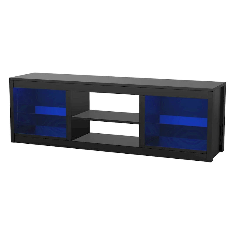 66-Inch Contemporary RGB LED TV Stand Console for TVs Up to 75 Inches - image 12