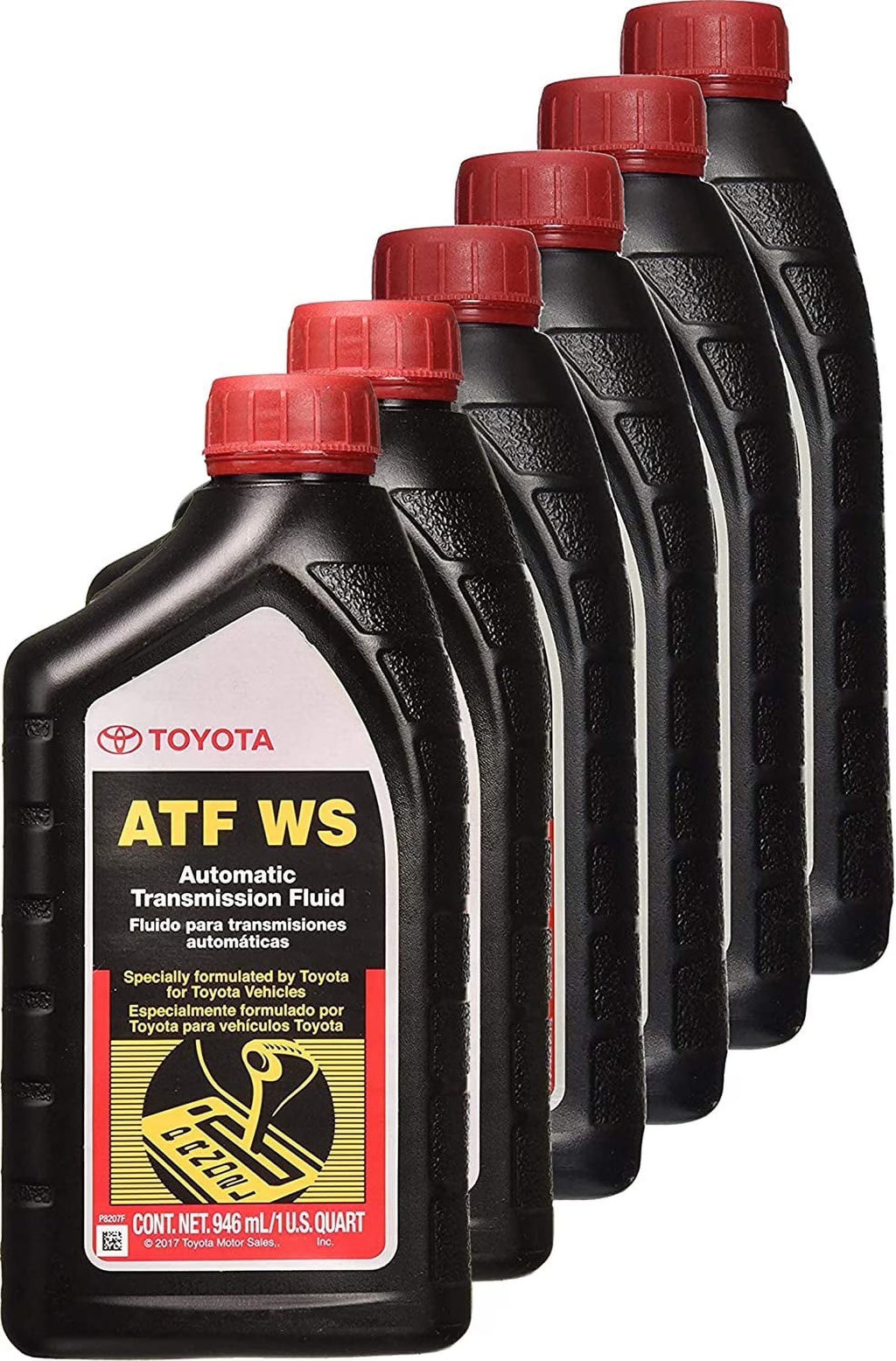 Toyota 00289-ATFWS Automatic Transmission Fluid, 192 Ounces, 6 Pack - image 1