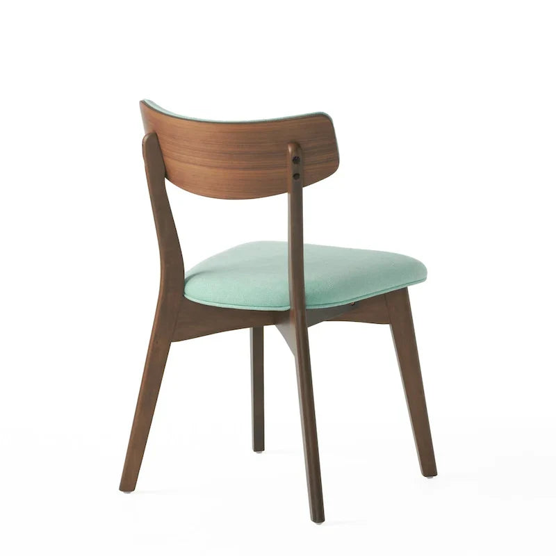 Mid Century Dining Table Set with 4 Upholstered Chairs and Wooden Frame - image 26