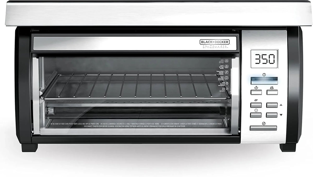 Spacemaker Under-Counter Toaster Oven, Black/Stainless Steel, TROS1000D
