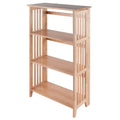 3-Section Foldable Shelf, Natural Finish