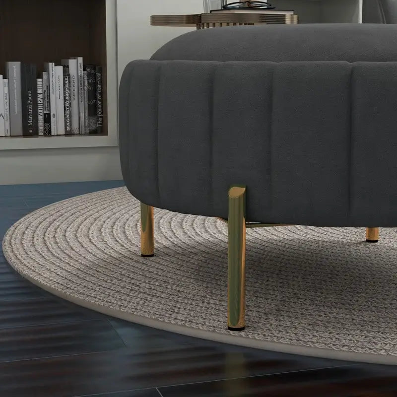 Swivel Accent Chair with Ottoman Set and Upholstered Cushion - image 17