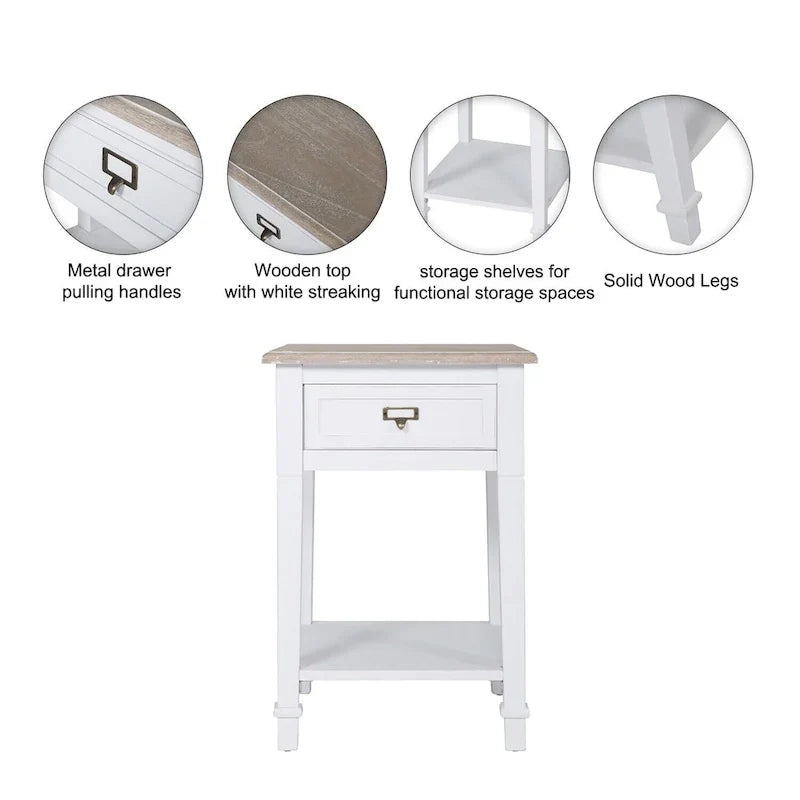 Porch & Den Gatto Accent Side Table with Drawers - image 15