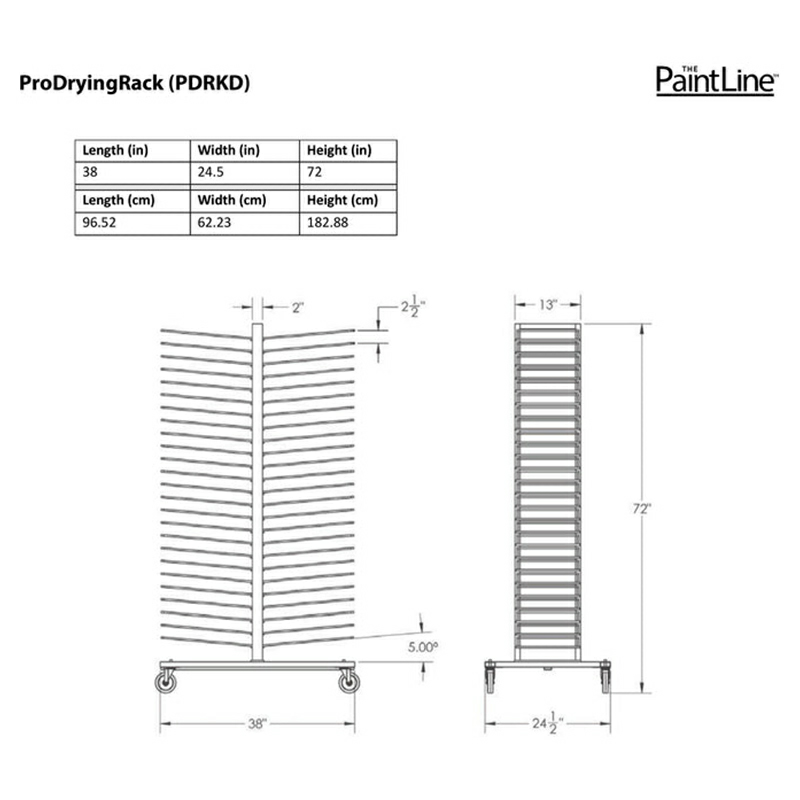 Pro 50-Shelve Door Drying Rack