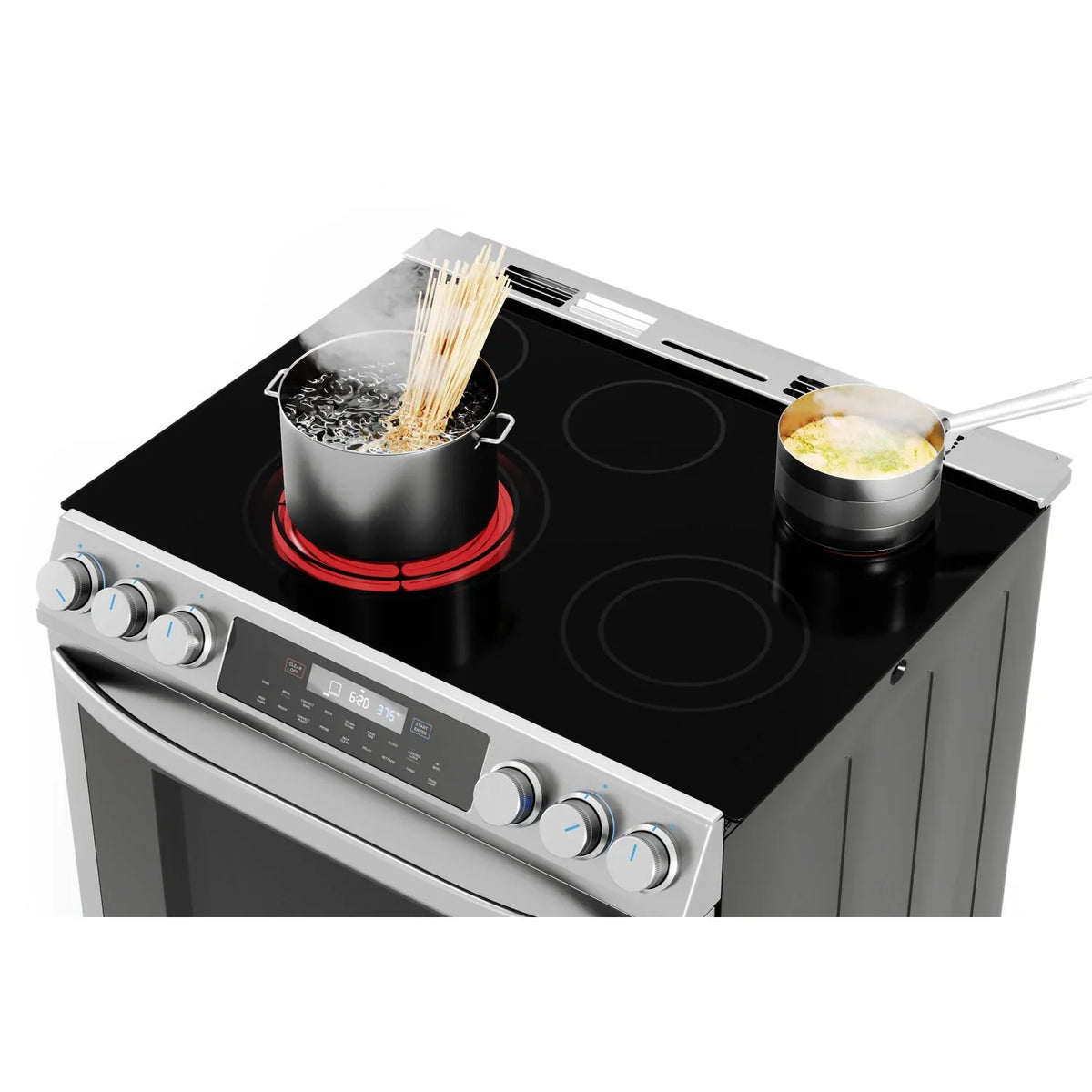 Midea 30-In Slide-In Electric Range with Wi-Fi Connectivity and Fan Convection, Stainless Steel,  MES30S2AST - image 4