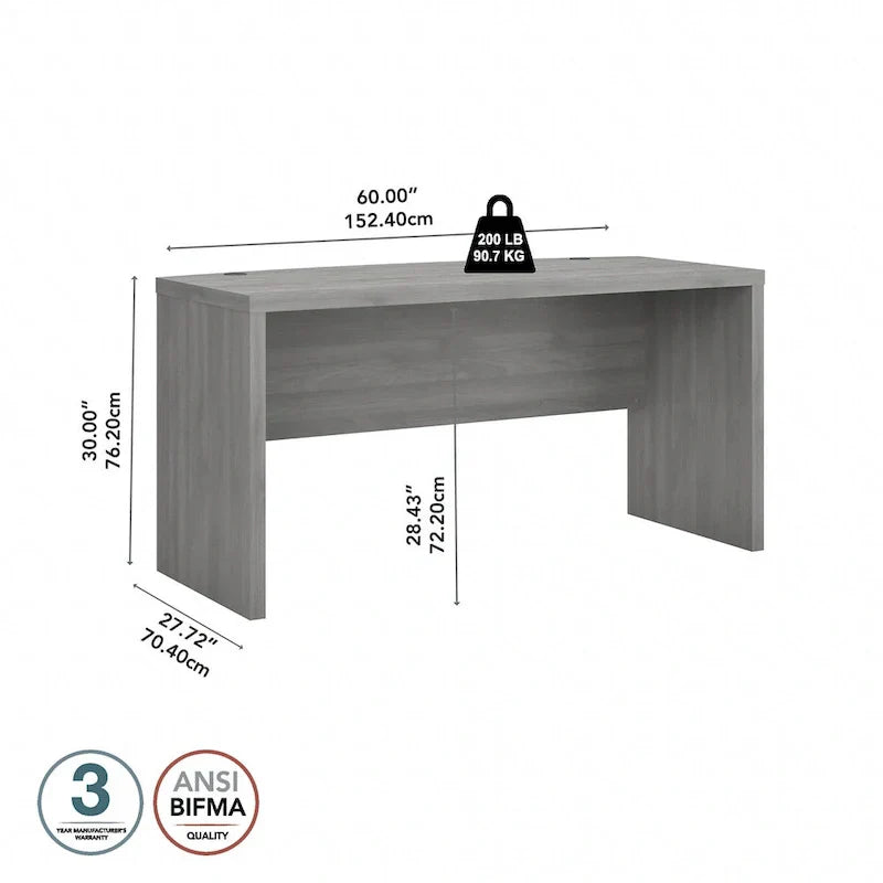 Bush Business Furniture Echo 60W Bow Front Desk - image 50