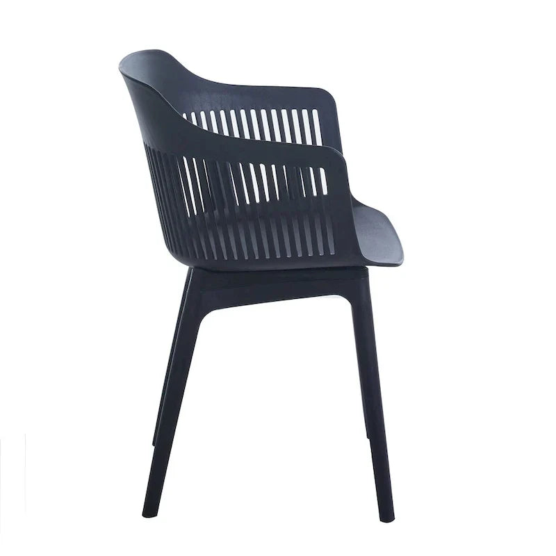 Porthos Home Palmer Set of 2 Dining Chairs with Plastic Shell and Legs - image 7