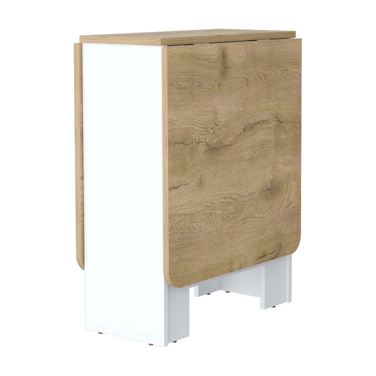 DUOSONG Kailua Folding Dining Table, Space-Saving, Foldable In 3 Forms Multicolor Engineered Wood Furniture Primary Living Space Cabinets - image 17