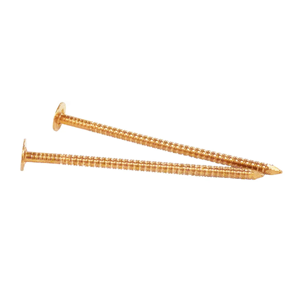 3" 10 Gauge Copper Roofing/Slating Nails, 5 lb Box (Ring Shank) - image 2
