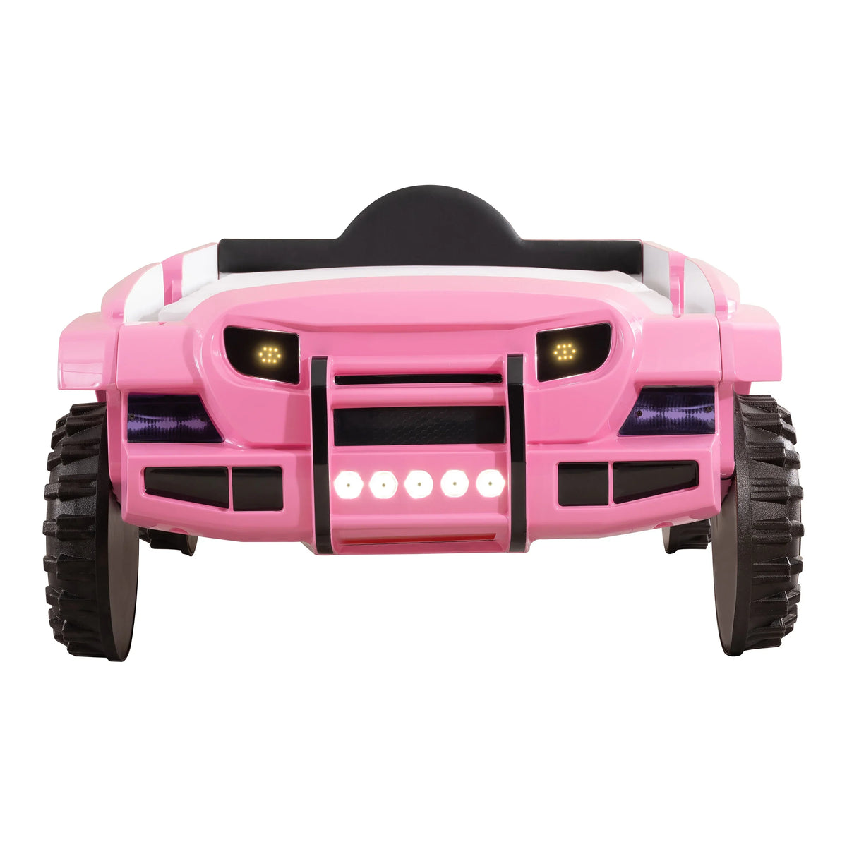 Furniture of America Terra Kids Plastic Twin SUV Bed with LED and Sound, Black - image 21