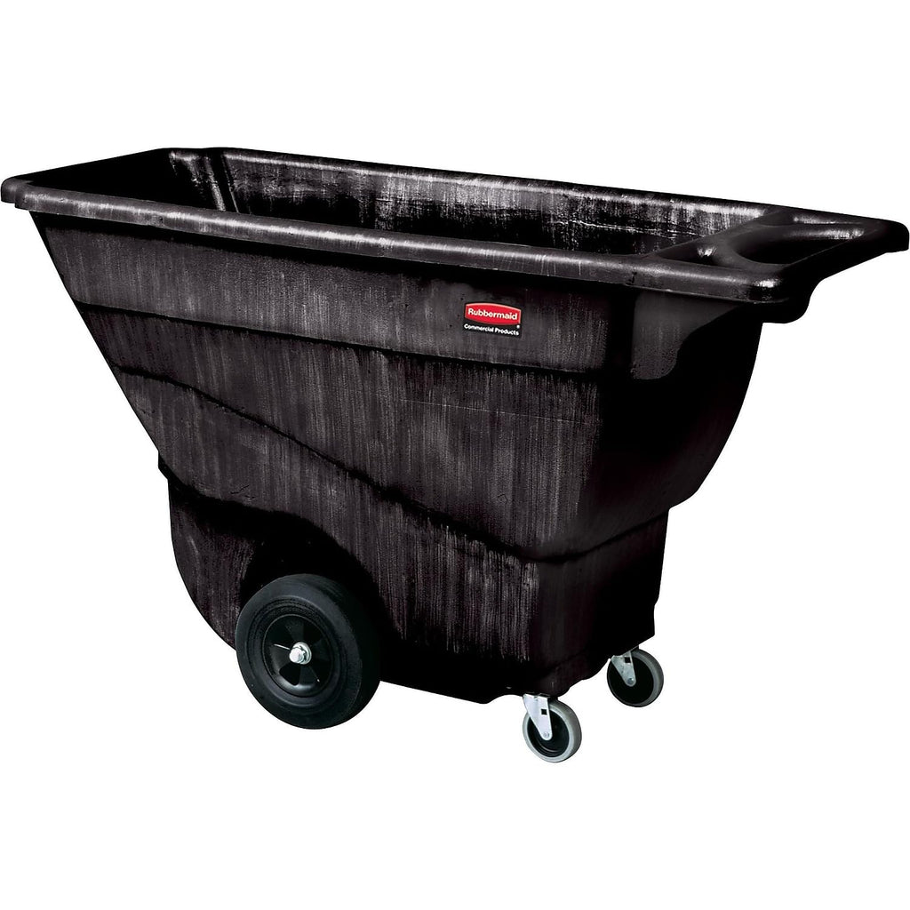 Rubbermaid Tilt Dump Truck, 450lb Capacity, 1/2 Cubic Yard, Black - image 1