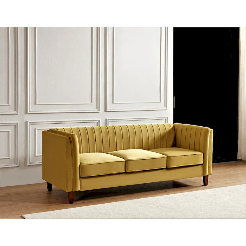 Square Design Sofa with Line Tufting - image 9