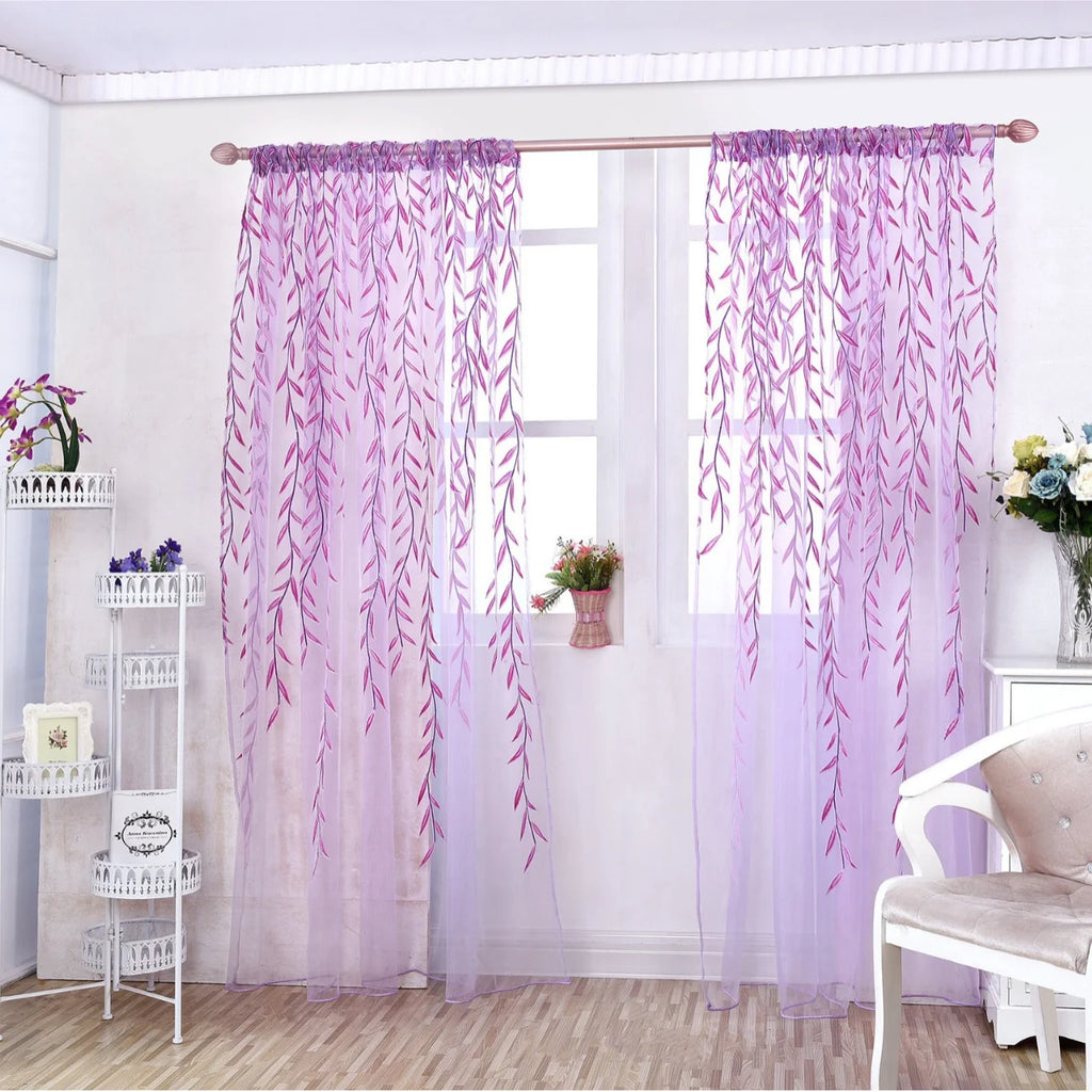 Dinevora Wicker Print Window Curtain - image 6
