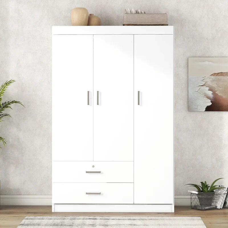 3-Door Wardrobe with 2 Drawers - image 2