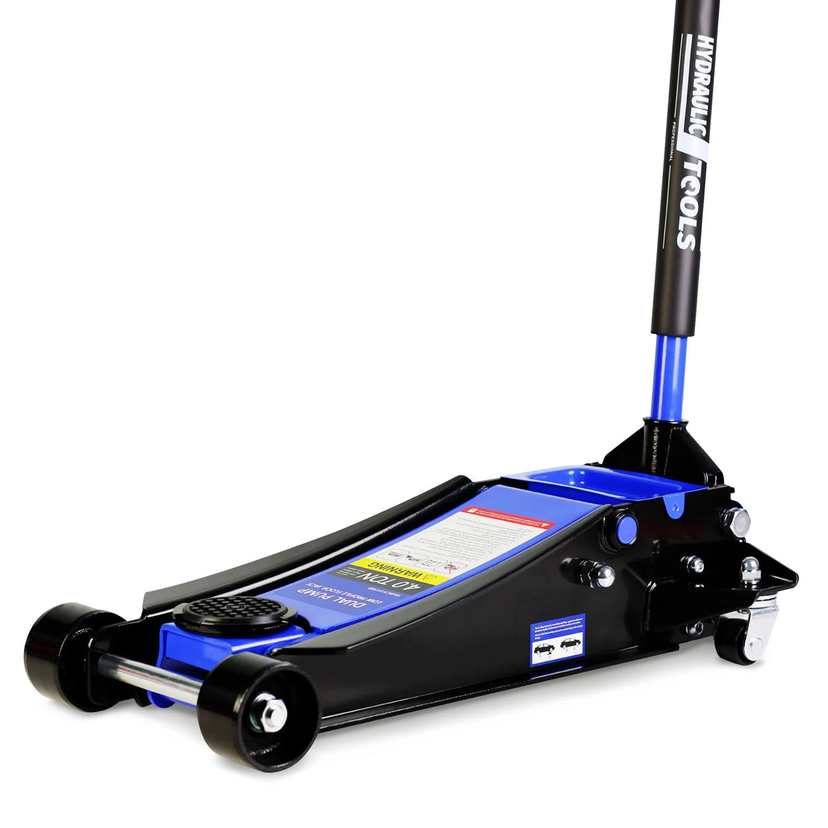 4-Ton Floor Jack, Low Profile Car Jack, Heavy-Duty Trolley Jack Car Lift with Dual Pump Pistons, Lifting Range 4"-21", 8000LBS - image 10