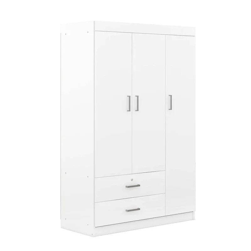 3-Door Wardrobe with 2 Drawers - image 7