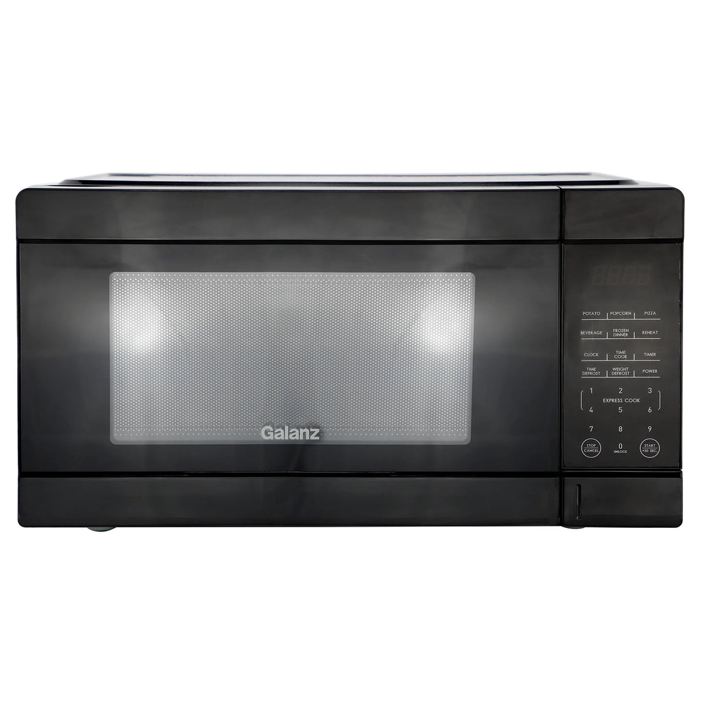 Galanz 1.1 Cu Ft. 1000 Watt Counter Top Microwave Oven in Black - image 2