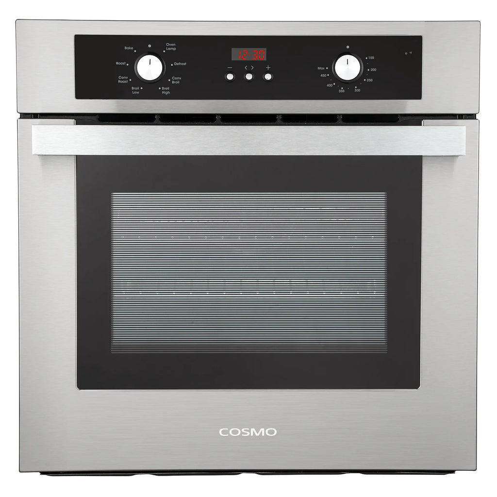 Cosmo 5 Piece Kitchen Appliance Package With 30" Electric Cooktop 24" Single Electric Wall Oven 30" Over-the-range Microwave French Door Refrigerator & 24" Built-in Fully Integrated Dishwasher - image 31