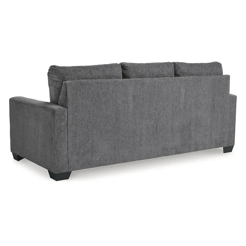 Signature Design by Ashley Rannis Pewter Queen Sofa Bed - Dimensions: 85W x 40D x 39H - image 6